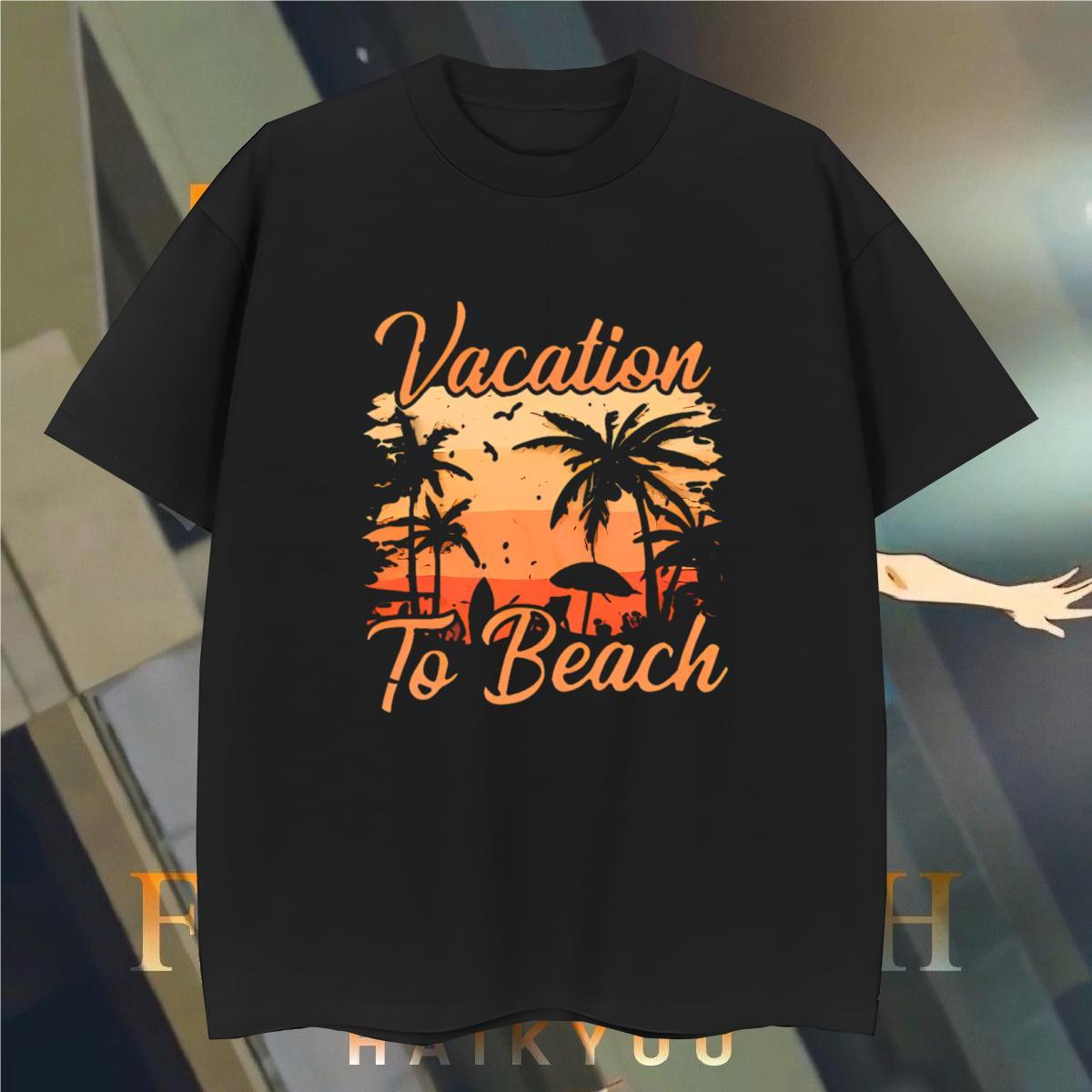 TOP Quality Couples T Shirts tree 230g Pure Cotton Spring Summer Crew Neck T shirt DIY Anime Classic Tops