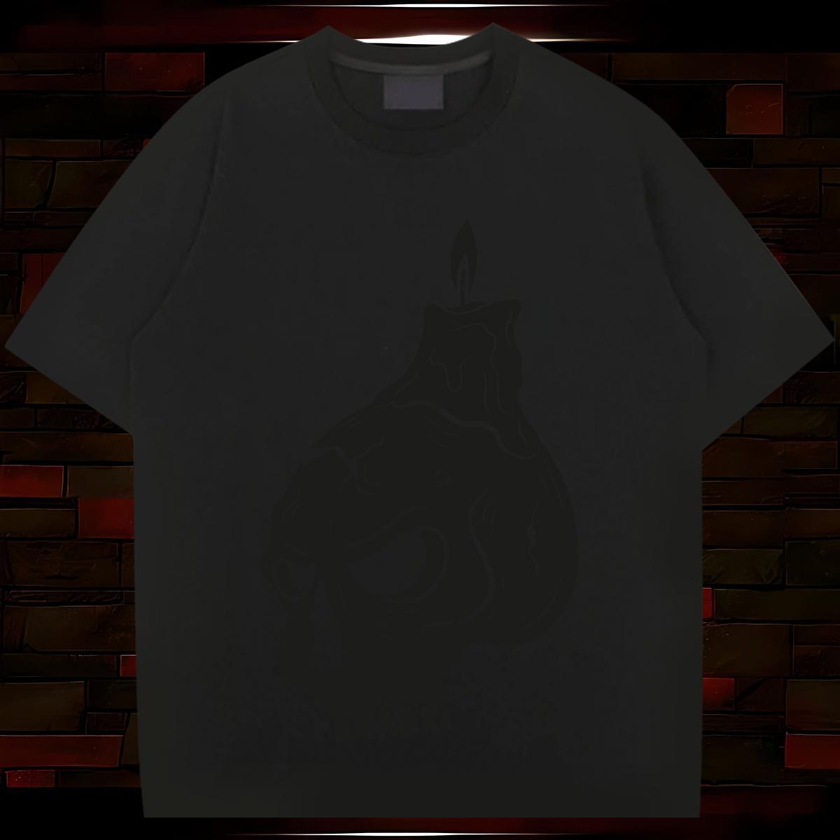 Casual New T-Shirts skull Tshirts 100% Cotton 230g Sports Casual Wholesale Skull Crew Neck Breathable Mens Tshirts