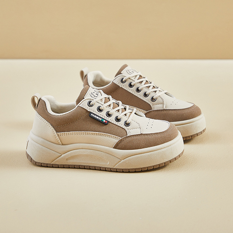 Women's running sports thick soled height increasing comfortable casual shoes