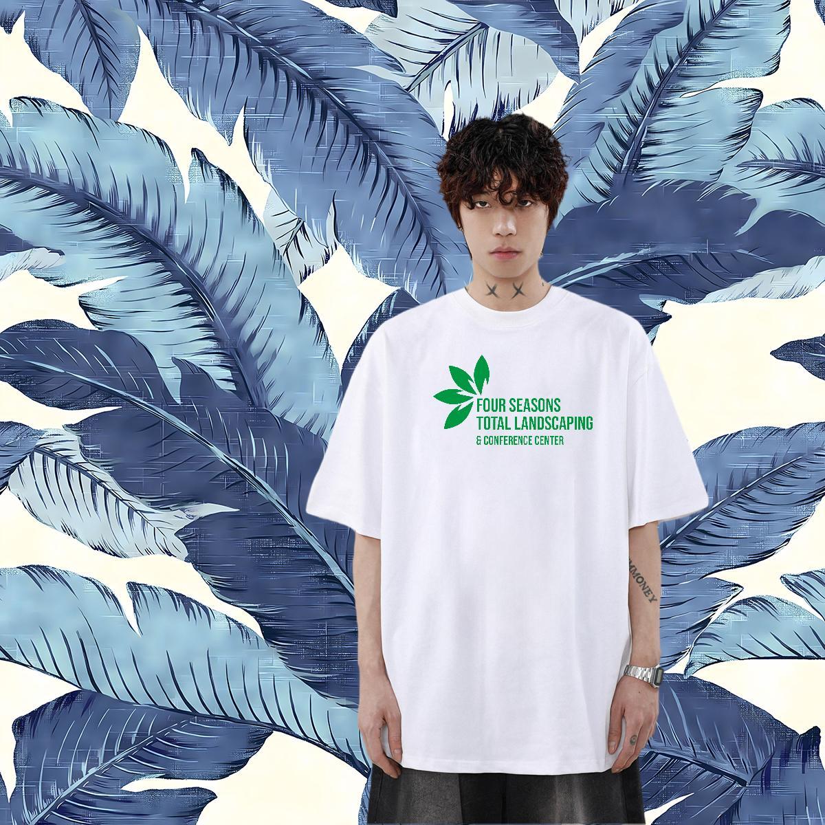 2024 Designer Men T Shirts letter Clothings 100% Cotton 230g Sport Cool Design Cartoon Printing L-4XL Crew Neck Mens Tshirts