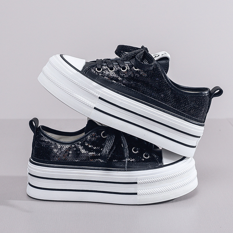 Ddmysports Canvas Women S Summer New Student Korean Edition Instagram Versatile Thick Sole Board Spring Casual Shoes BR Outdoor