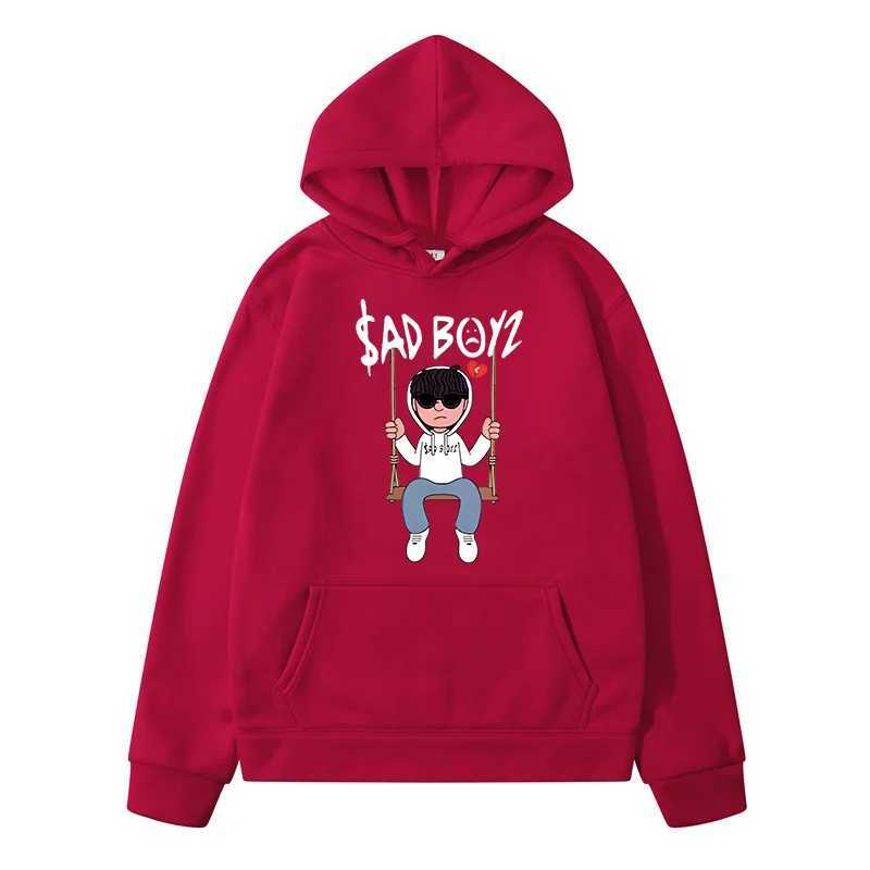 Mens Swinging Printed Brand Hoodie Mens Fashion Casual Long Sleeve Hoodie Loose Oversized Zipper Hoodie Street SweaterW240724