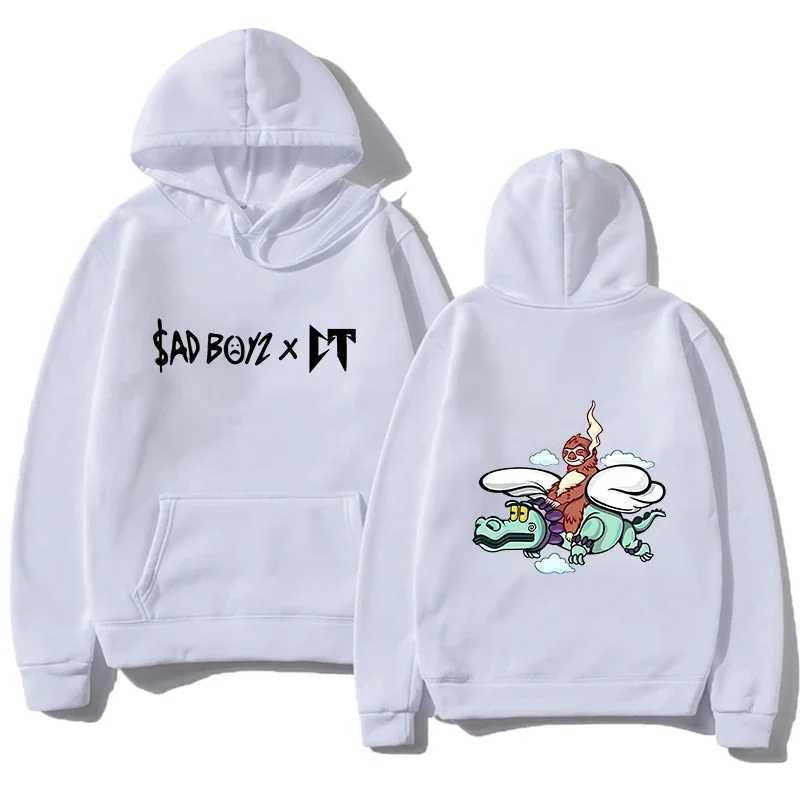 Mens Hoodie Player Corridos Tumbados Fashion Sadboyz Long Sleeve Sweatshirt Womens Cool Casual Harajuku Street Clothing ZipperW240724
