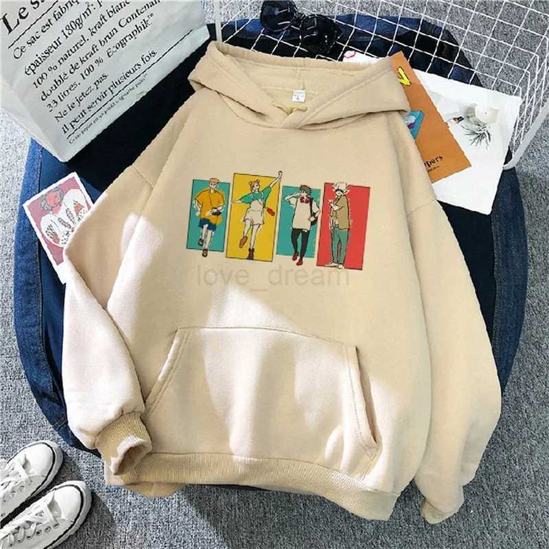 90s Hoodies Men Japanese Anime Besto Friendo Clothes Kawaii Cartoon Streetwear Unisex Hooded Sweatshirts MaleXJ240812
