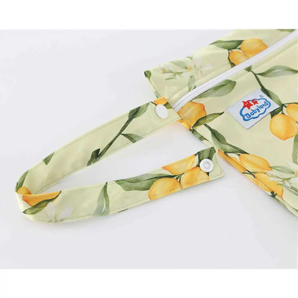 1 printed bag zipper wet bag waterproof reusable sleeping bag PUL travel baby sleeping bag mini size wet dry bag 30x40cm W240812