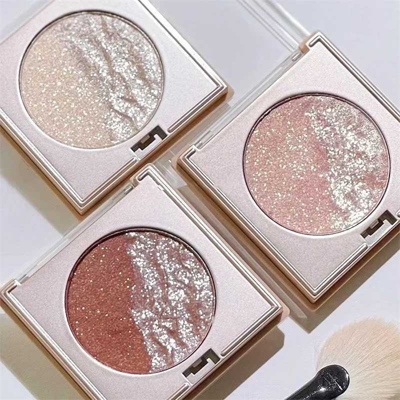 2-color glitter eye shadow water light broken feeling durable waterproof eye shadow low light fluorescent makeupW241212