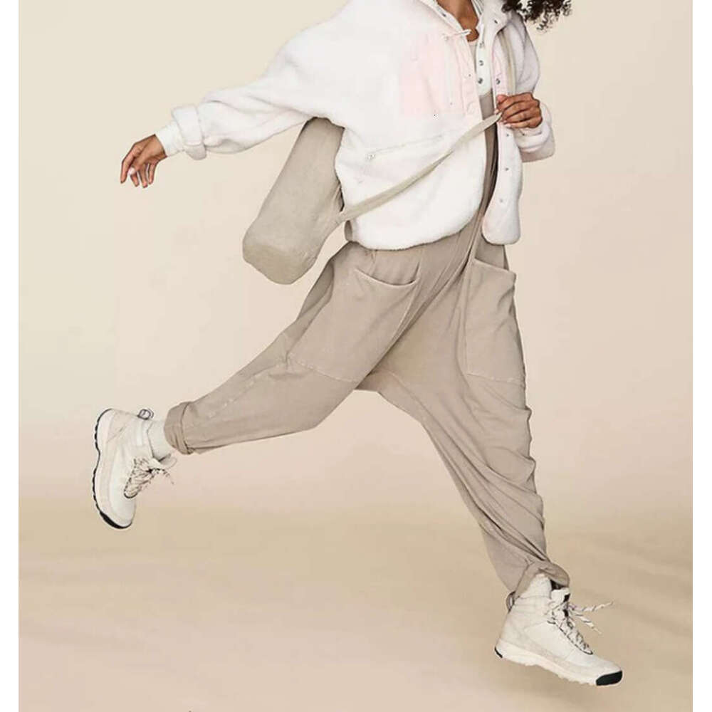 2024 Womens Zipper Pocket Sling Bodysuit Strap Pants Large Size Japanese Harajuku Harlan Sweatpants Hip-hop Style Nine Points and Sweat Pants Unisex