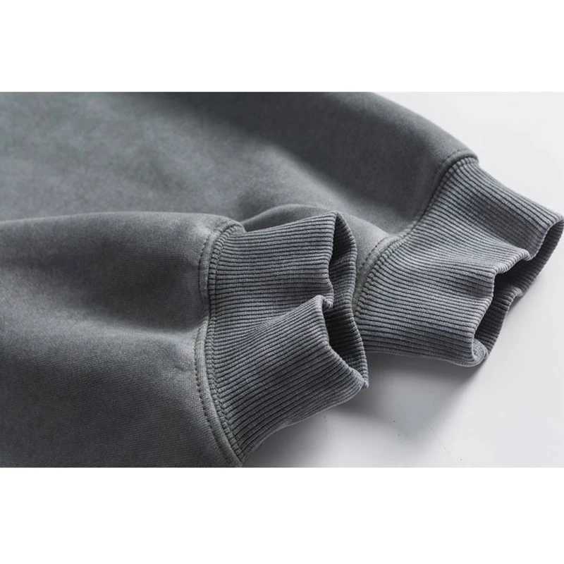 NXXTRESS 400 Grams Cotton Vintage batik Hoodie Men Spring and Autumn Tops Lambswool Fleece Fashion Womens O-Neck SweatshirtXJ240812