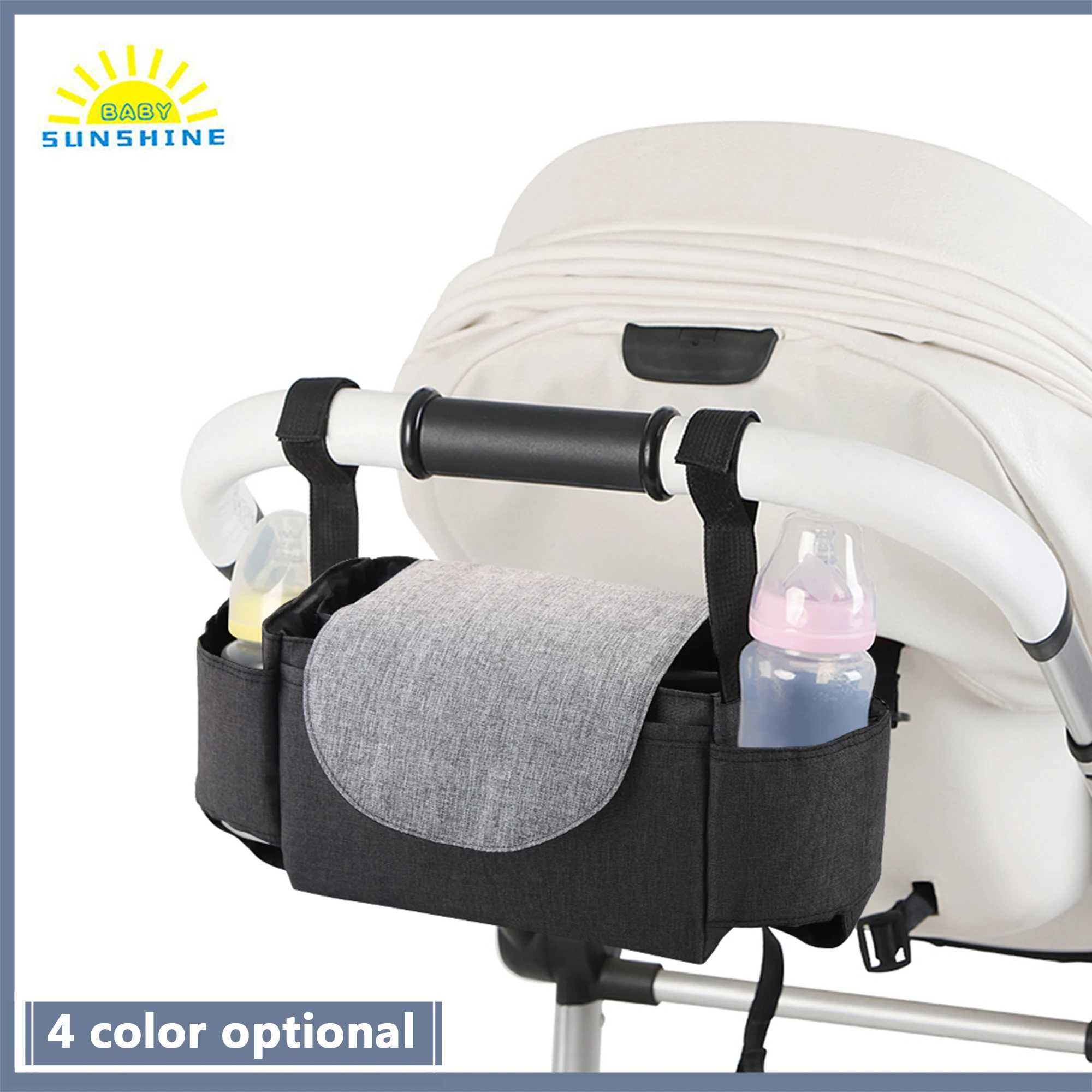 Multi functional baby stroller organizer urine bag waterproof polyester baby diaper bottle bag baby urine bag W240812