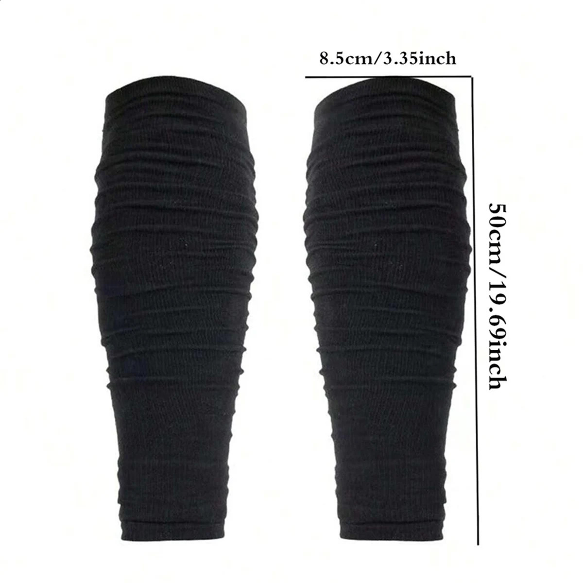 1 Pair Leg Sleeves to Accompany Grip Socks Calf Compression for Soccer Football Basketball Match Your Team Kit 240805