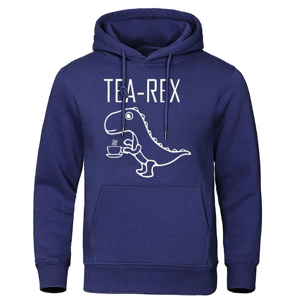 Cartoon Tea Rex Cute and Fun Printed Clothing Mens Soft Street Clothing Mens Crewneck Personalized Hoodie Casual Fashion Hoodie Mens ClothingW240724