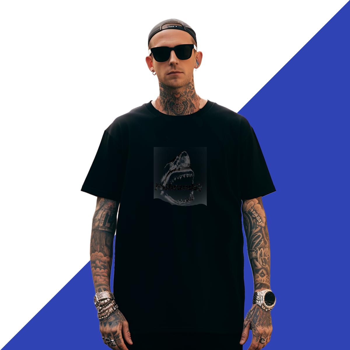 Unisex Tshirt for Man Woman letter 230g 100% Cotton Spring Summer Pure Cotton T Shirt For Man Custom Printing Fashion New Tops Shirt