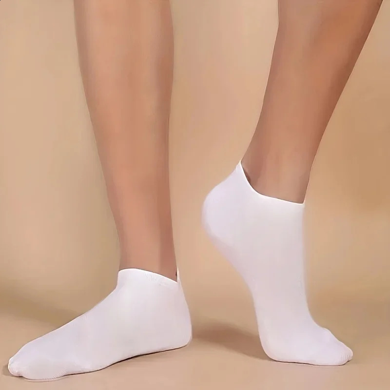 Unisex 102040 Pairs Solid Socks Soft Lightweight Low Cut Ankle Socks Bulk Black White Grey Men Women Stockings Hosiery o240812