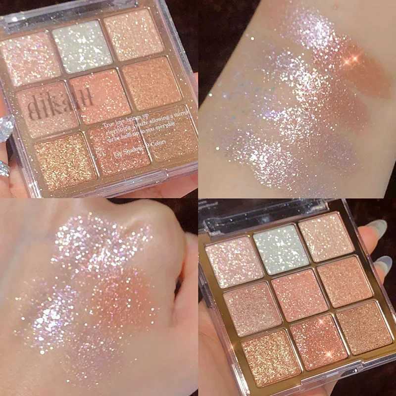 9 Color Cherry Blossom Christmas Palette Glitter eye shadow Palette Matte Glitter eye shadow PaletteW241212