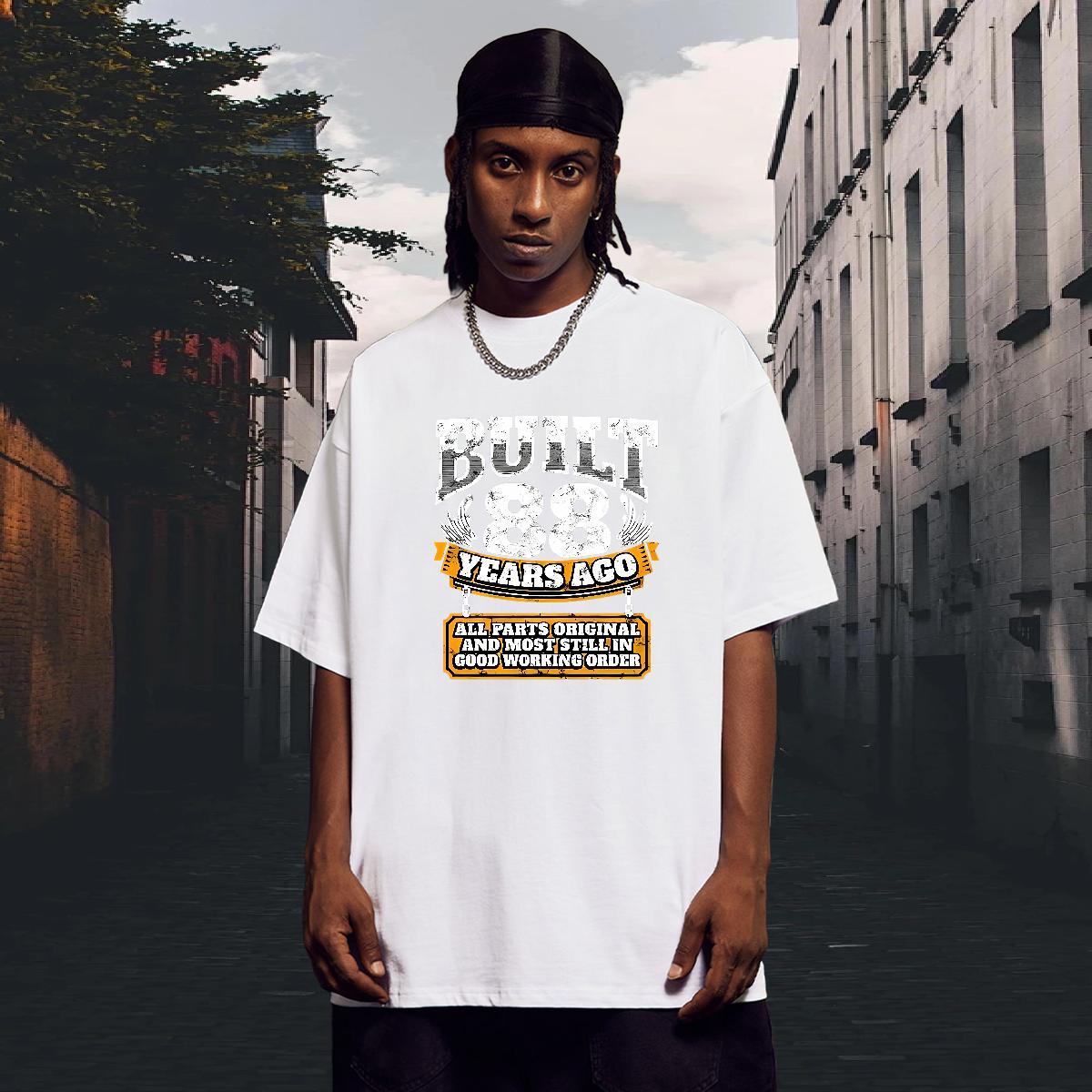 Wholesale Tshirt for Man Woman Street Casual 230g 100% Cotton DIY Logo Oversized Crew Neck Breathable letter T Shirt For Man Stylist Clothes