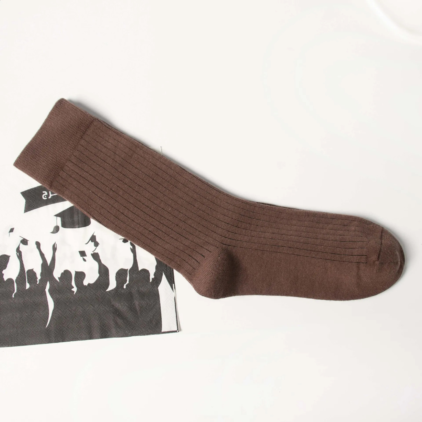 summer Fall Solid color simple vertical stripe socks Neutral socks student socks Cotton socks Wicking sweat and deodorant hi 240812