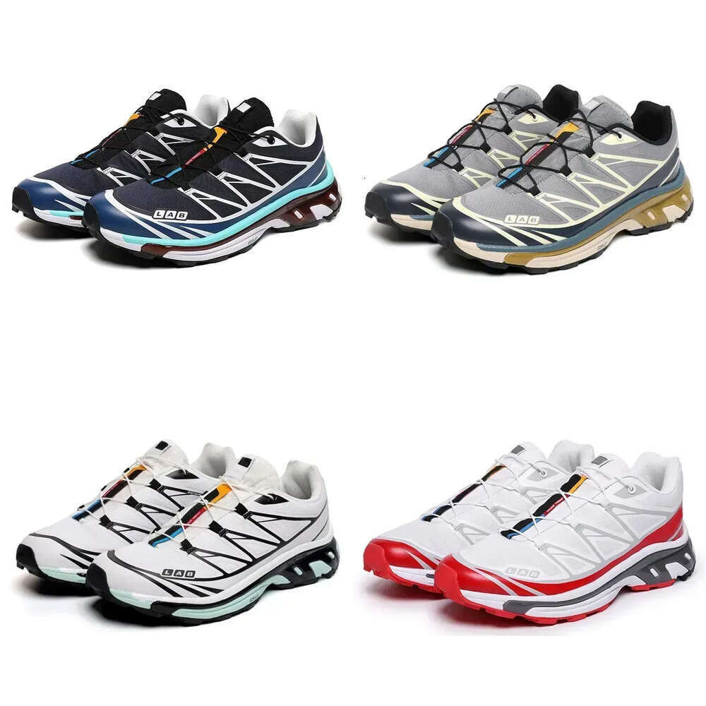 Platform Design Men Saloman Solomon Xt6 Premium Sneakers Three Black Net Wings 2 White Blue Red Yellow Green Cross Men outdoor Hiking shoes Travel casual shoes
