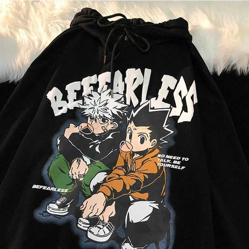 Hunter X Hunter Anime Hoodie Men Women Graphic Harajuku Pullover Manga Casual Sweatshirt Tracksuits Fashion Hip Hop StreetwearXJ240812