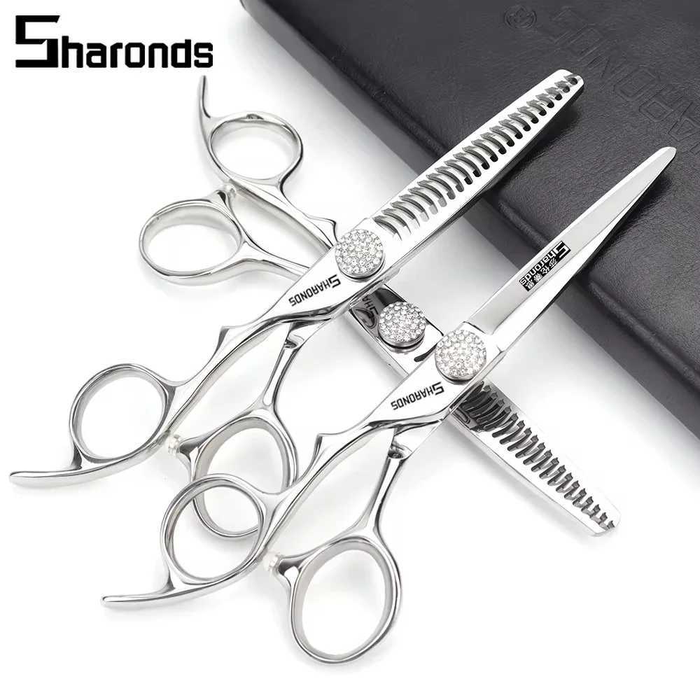 SHARONDS Professional Hairdressing Scissors Hairdresser Dedicated Clippers 440C Japanese Steel Barber specialized Hair Scissors CL240812
