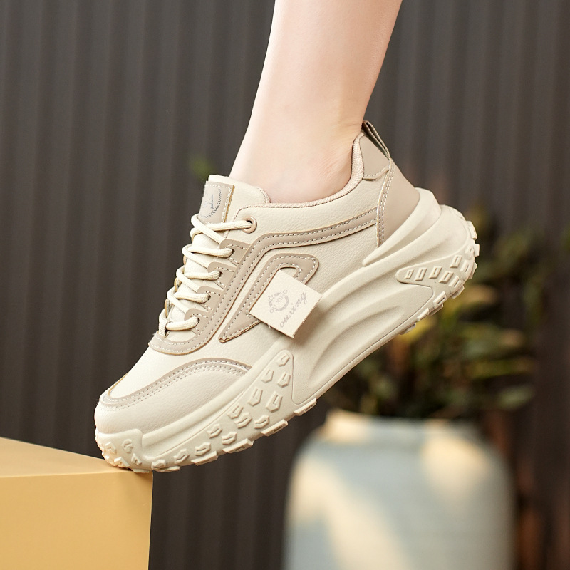 Ddmysports Sports Korean Version New Summer Student Sports Anti Slip Breathable Mesh Height Increasing Casual Dad Shoes Outdoor Shoes
