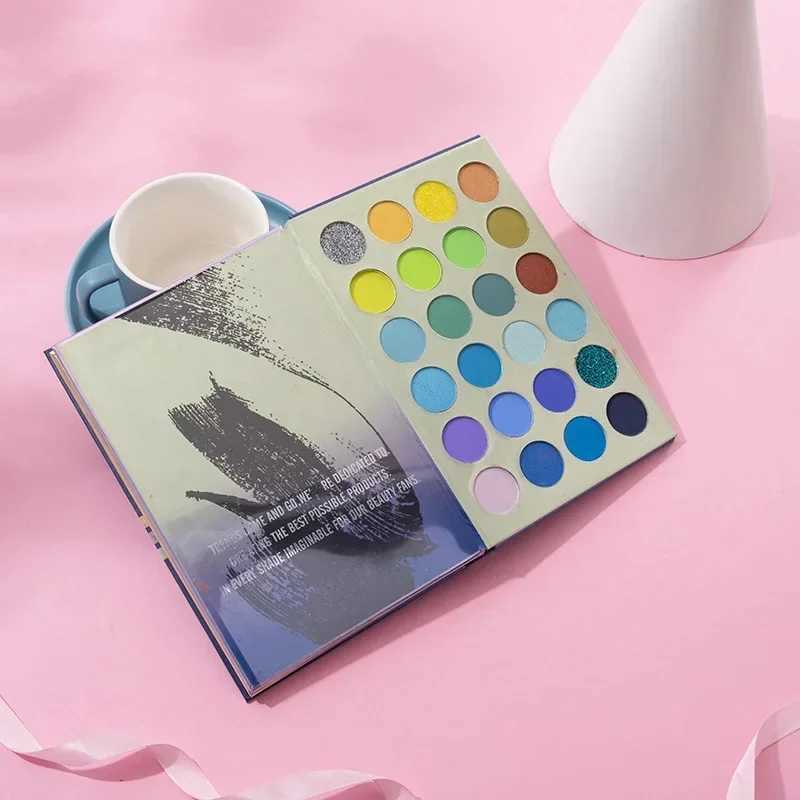 72 Colors Eyeshadow Palette Three-layer Book Shape Matte Glitter Highlighter Pearlescent Powder Charming Eyes Make Up CosmeticsCL240812