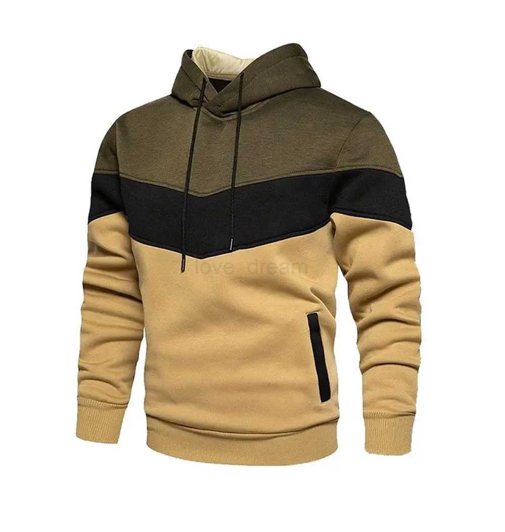 2023 New Printed Mens And Womens Hoodie Color Match Casual Comfortable Top Autumn And Winter Fashion Mens Sports PulloverXJ240812