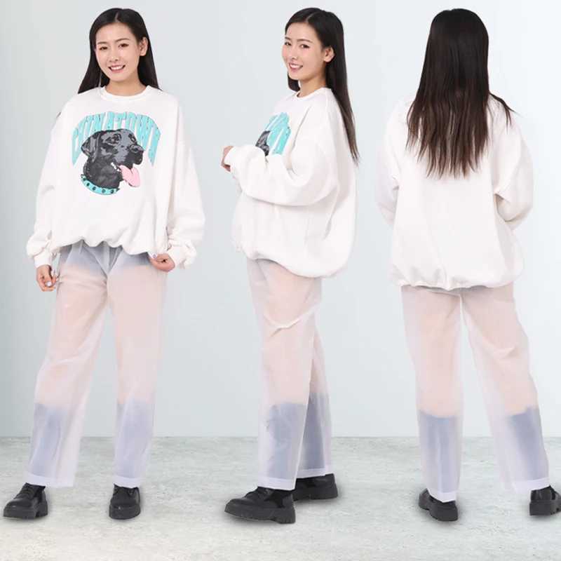 1pc Waterproof Rain Pants PU Snow Trousres Sport Raincoats Outdoor Toddler Playsuit 110cm Y240810