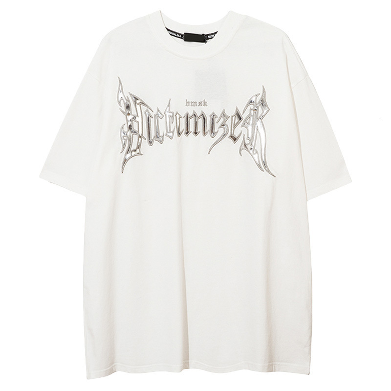 Mens Clothing Design Sense China-chic Style Cool Fashion American Street Small Crowd Couple Clothes Ins Short Sleeved T-shirt