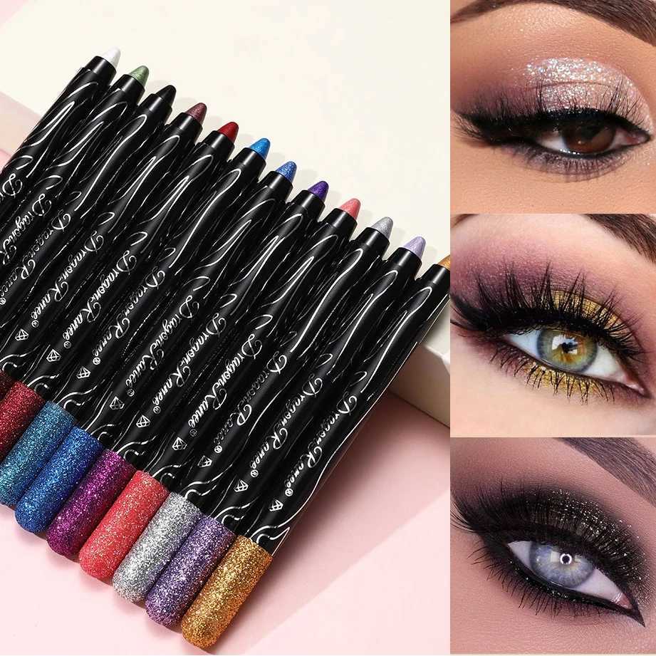 Metallic Golden Eyeshadow Pencil Glitter Silkworm Liner Pen Highlighter High Gloss Long Lasting Cream Eye Shadow Stick MakeupCL240812