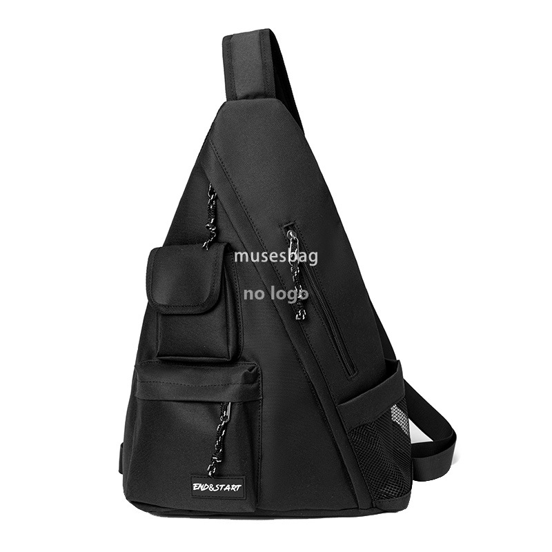 Harajuku street function tooling crossbody bag ins Japanese men Hong Kong style retro backpack large capacity student bag