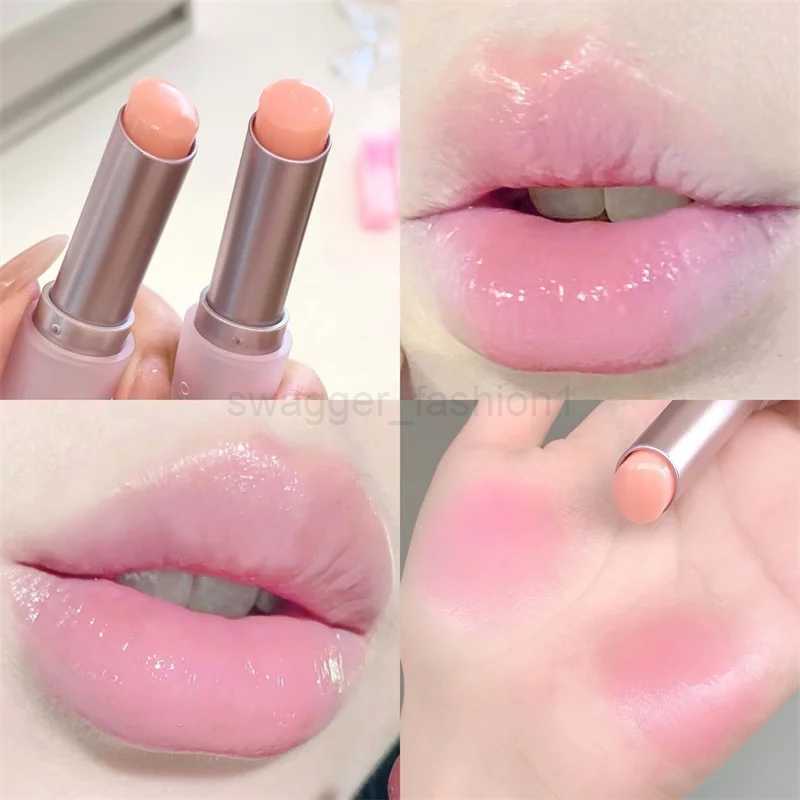 1pc Warm Change Lip Balm Moisturizing Anti-dry Lips Balm Easy To Carry Anti-cracking Lipstick Colored Lip Tint Makeup Lip GlossXJ240812