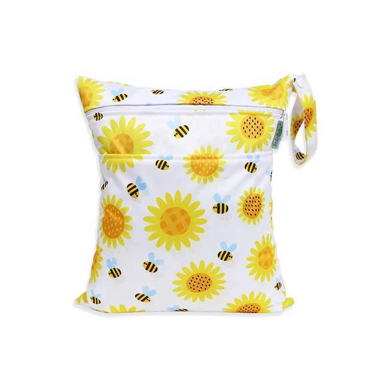36 * 30cm washable wet urine bag waterproof swimming carrying bag double zipper travel wet bag W240812