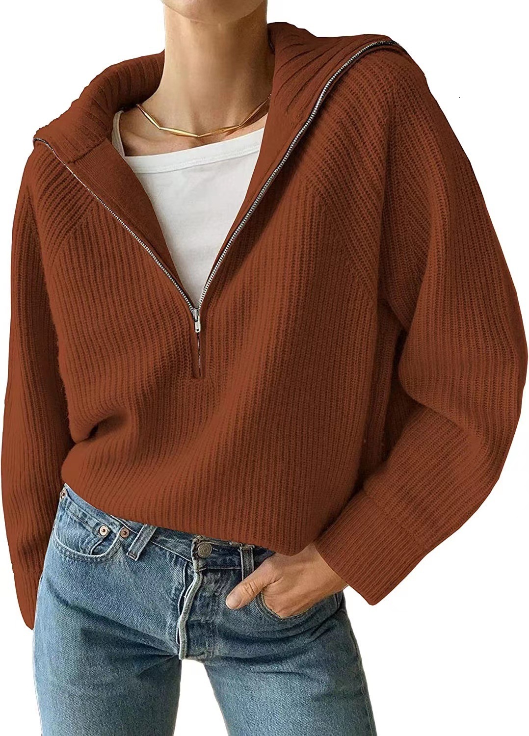 2024 style top short jacket women's personalized fashion trend knitted sweater H812#55