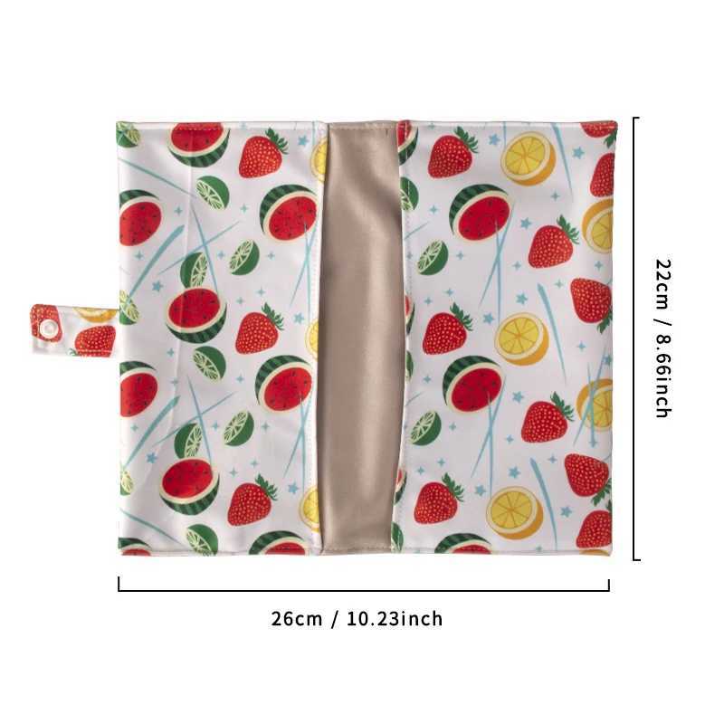 2024 New Fabric Storage Wet Dry Bag Waterproof Double Pocket Travel Beach Swimming Pool Baby Diaper Urine Bag Foldable Wallet Style Handbag W240812
