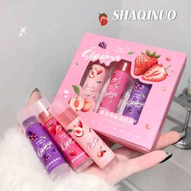 Jelly Fruit Lip Balm Plant Extract Moisturizing Nourishing Lip Pomade Lasting Hydrating Lip Gloss Care Juicy Peach LipsticksXJ240812