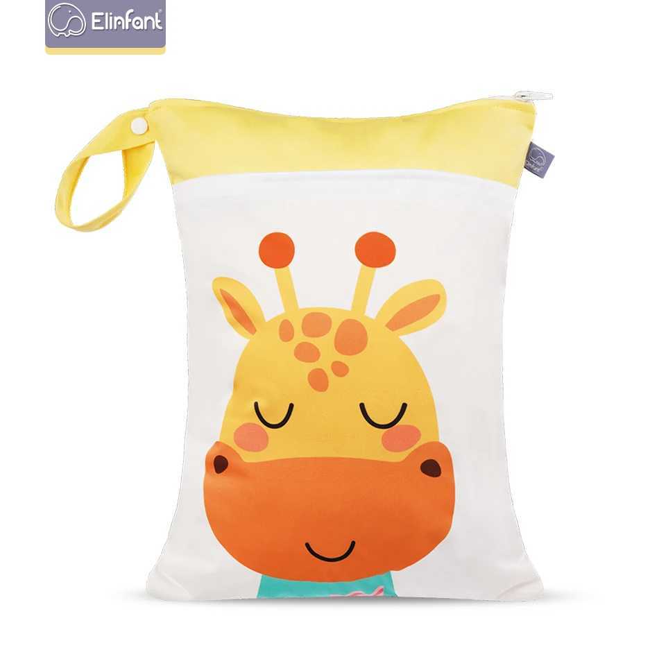 Elinfants new waterproof reusable baby diaper bag baby handbag large capacity mother diaper storage bag W240812