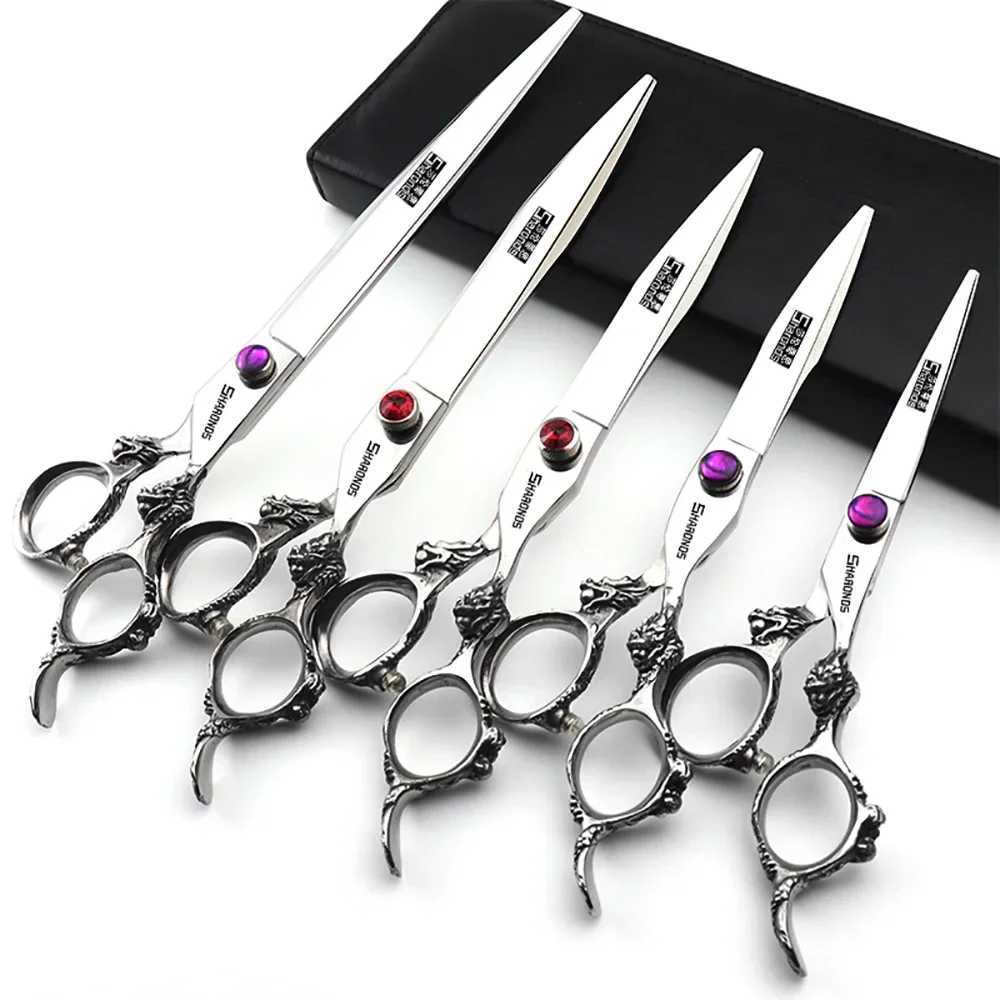 SHARONDS Hairdressing Professional Scissors 7/8/9 Inch Hairdresser Specificlied Clippers Barber Dedicated Thinning Shears CL240812
