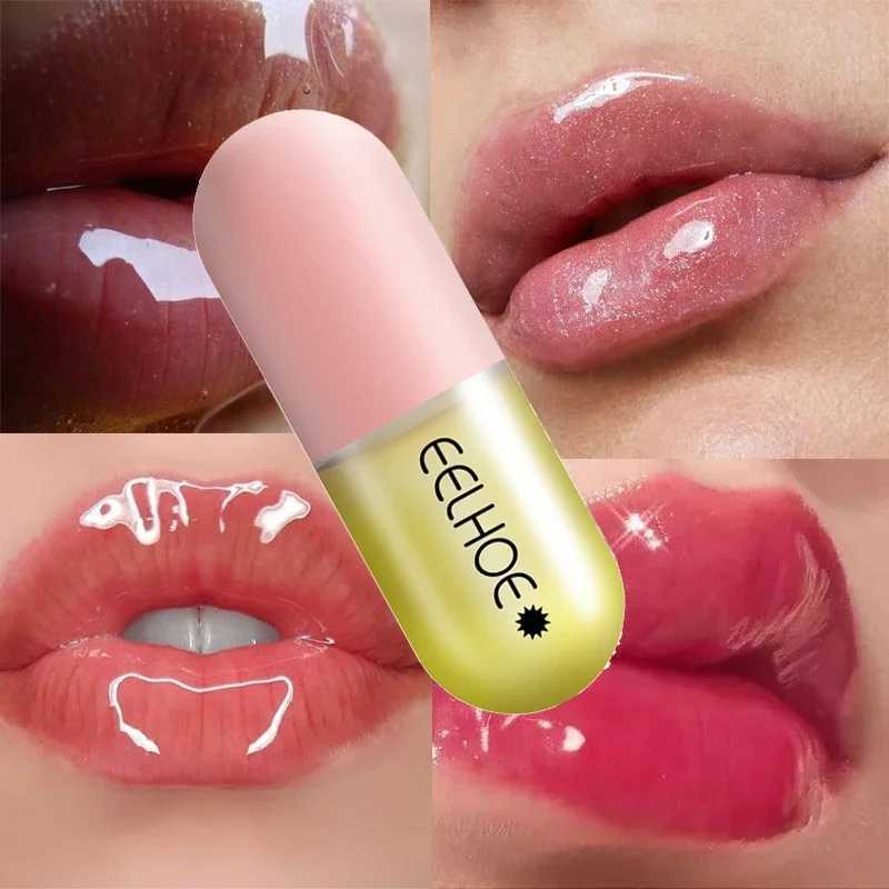 Instant lipstick oil lipstick gloss reduces fine lines increases lip elasticity moisturizes and nourishes makeup sexy lip care W240810