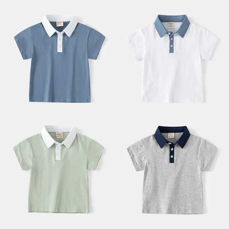 Summer Children POLO T-shirt for Boy Embroidery Dinosaur Boys T Shirt Kids Tops Tees Kids Clothes 1-7TXJ241225