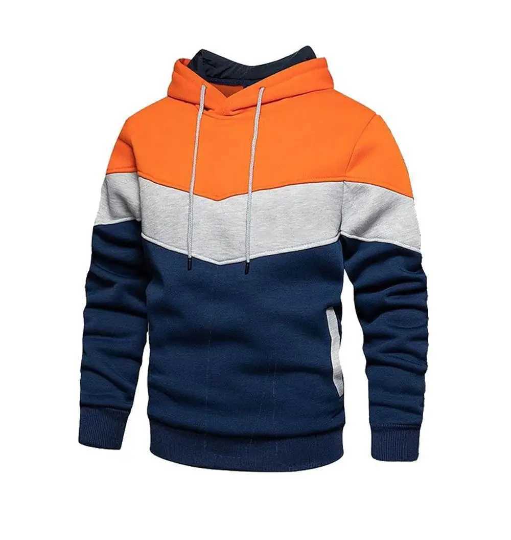 2023 New Printed Mens And Womens Hoodie Color Match Casual Comfortable Top Autumn And Winter Fashion Mens Sports PulloverXJ240812