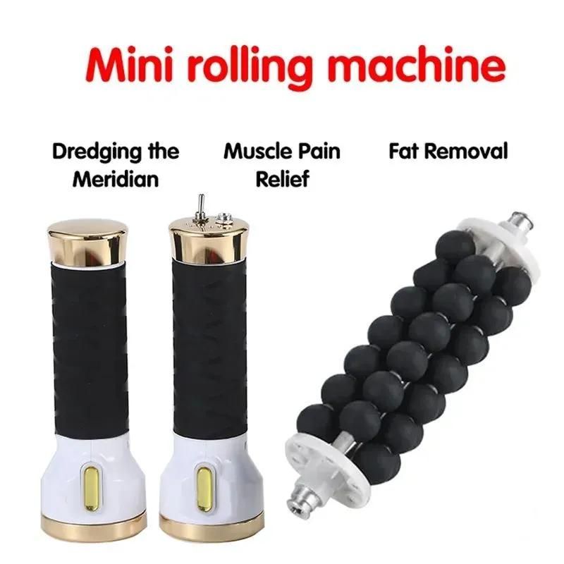 Latest 360 Degree Rotation Slimming Portable Micro-vibration Roller Massage Body Sculpt Lymphatic Detoxification Massager Anti Cellulite Apparatus