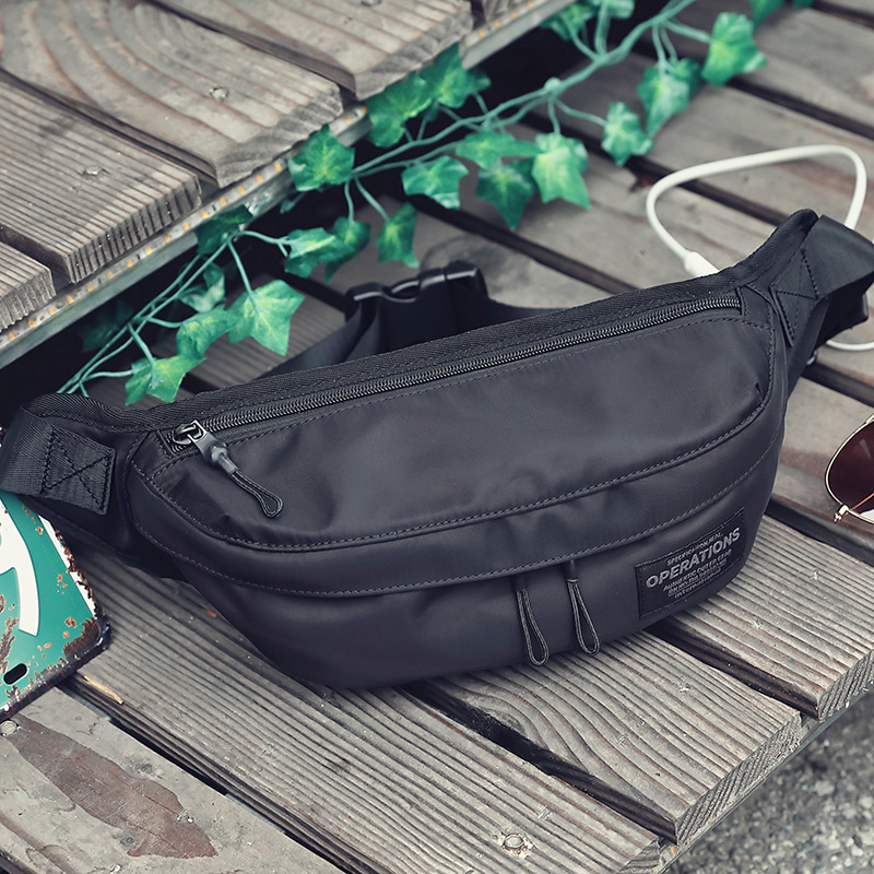 Men's waist pack Japanese fashion personality chest bag trend Korean version small crossbody bag casual shoulder bag