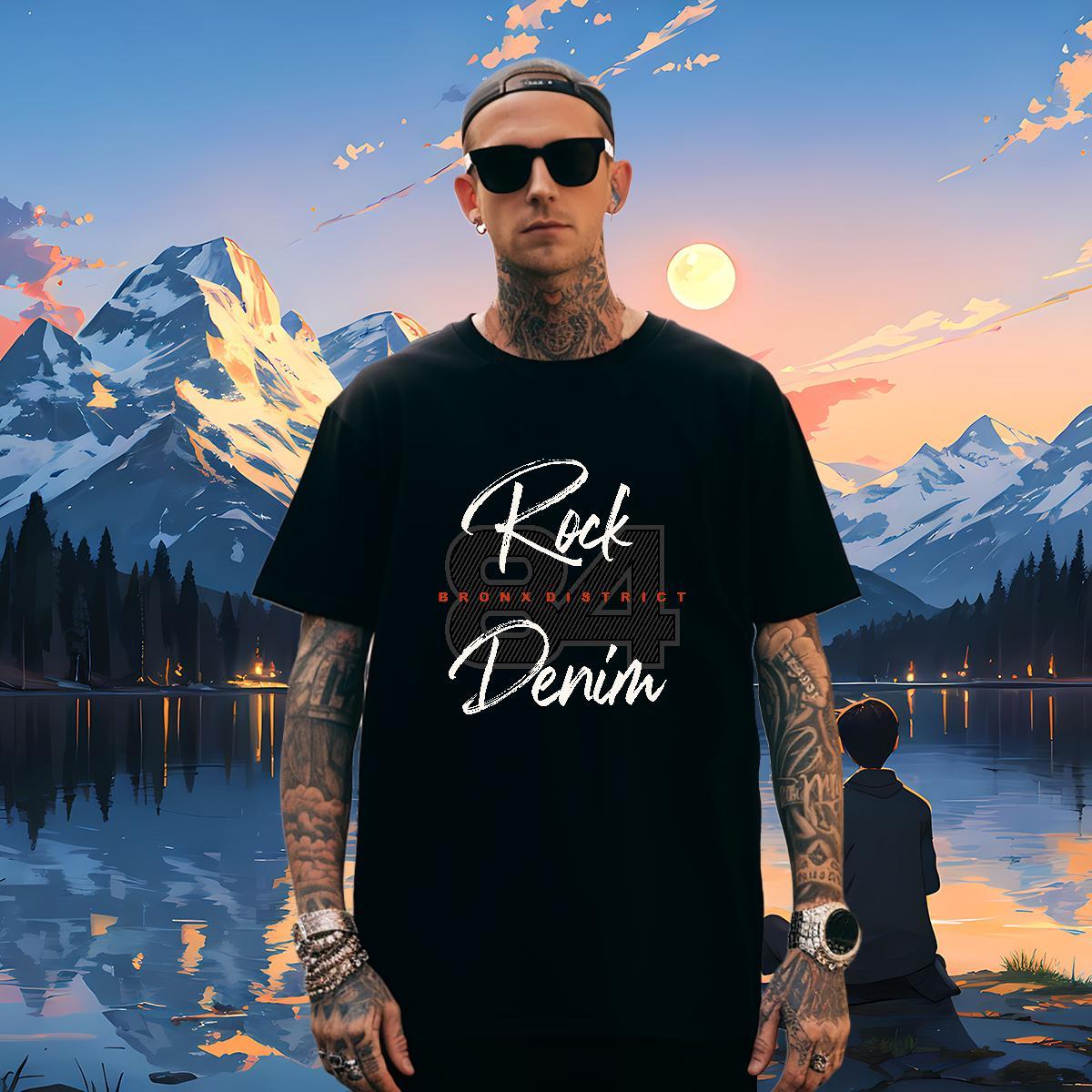 High Quality Men Tshirts letter 230g Pure Cotton Outdoor Breathable Soft Men T Shirts DIY Printed Casual New Wear