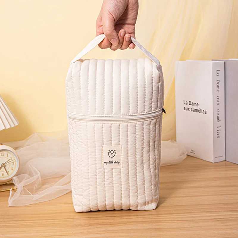 Baby diaper bag storage bag newborn diaper organizer bag travel outdoor carry on bag reusable embroidered mother bag W240812