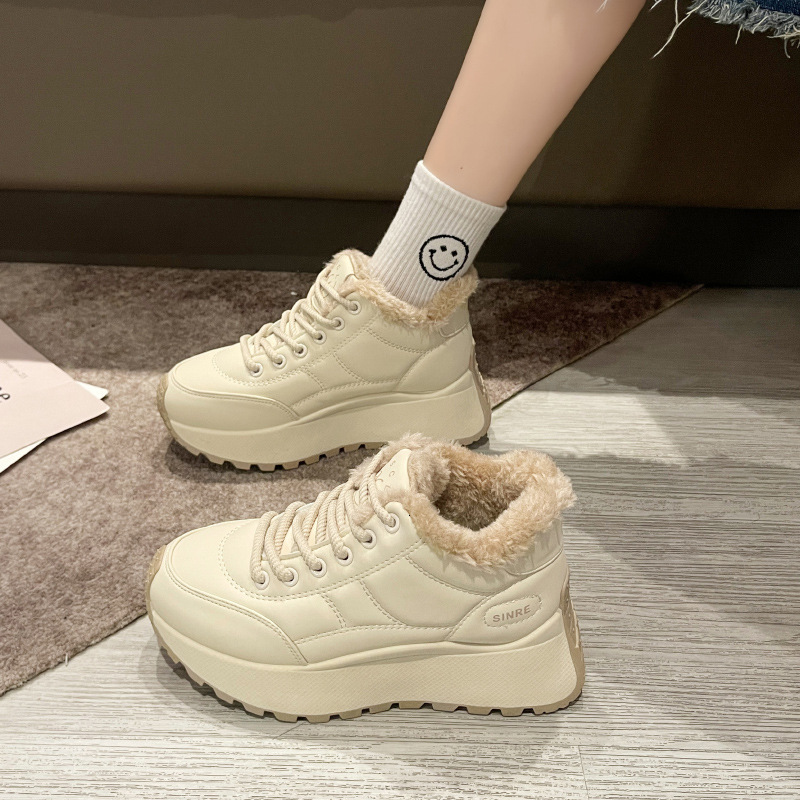 Ddmysports Forrest Gump Women S Spring Autumn Winter Velvet Versatile Thick Sole Student Anti Slip Casual Sports Shoes GM Outdoor