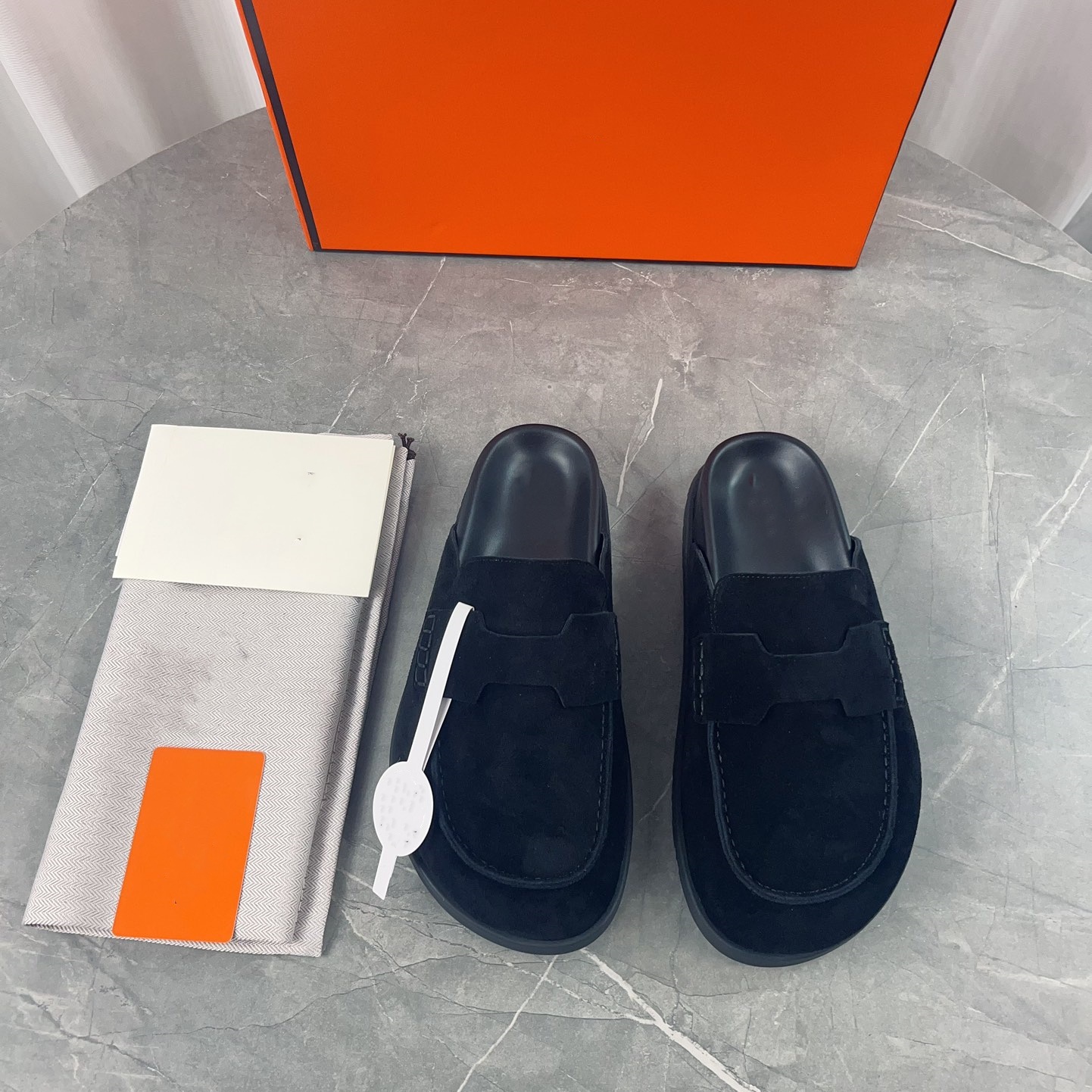 Designer Wo Muller Half Slippers Woolen Loafers Gold Slides Mule Easy Sliders Early Autumn Comfort Casual Shoes Fashion Platform Slipper Letter Buckle Men