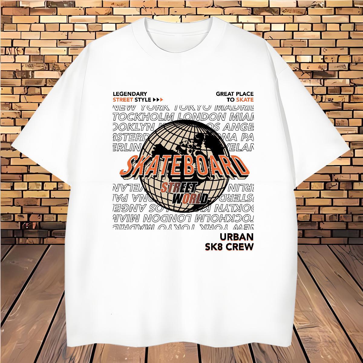 Cool Design Tshirt for Man Woman letter 100% Cotton 230g Spring Summer Short Sleeve Soft T-Shirts for Men Oversized 4XL 2024 DIY Wear