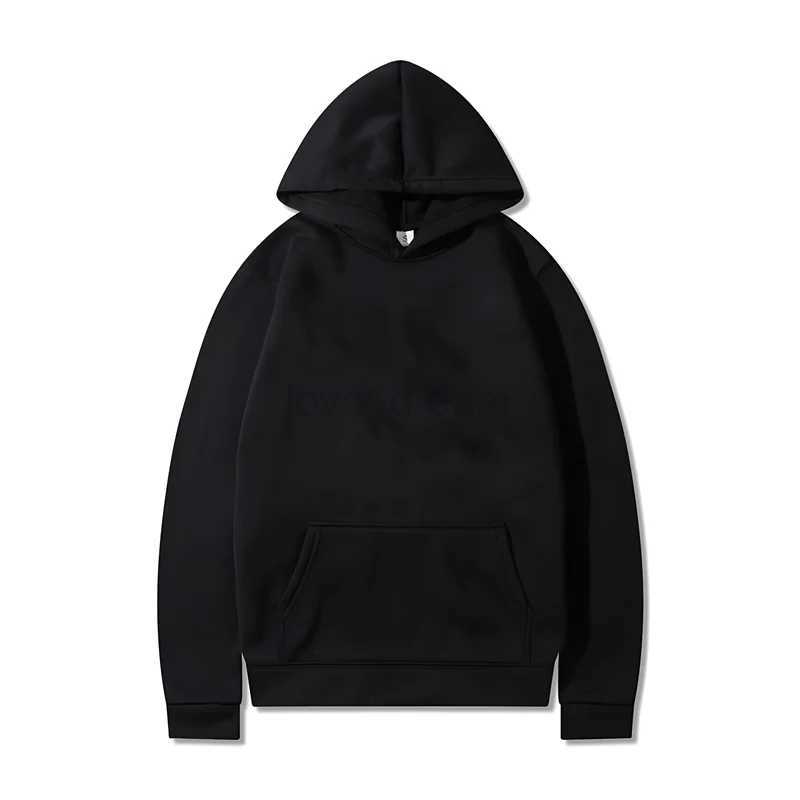 Pure Cotton Heavy 360G Autumn Mens Solid Color Hoodie Oversized XS-3XL Long Sleeve Hoodie Women Loose Casual Hooded StreetwearXJ240812