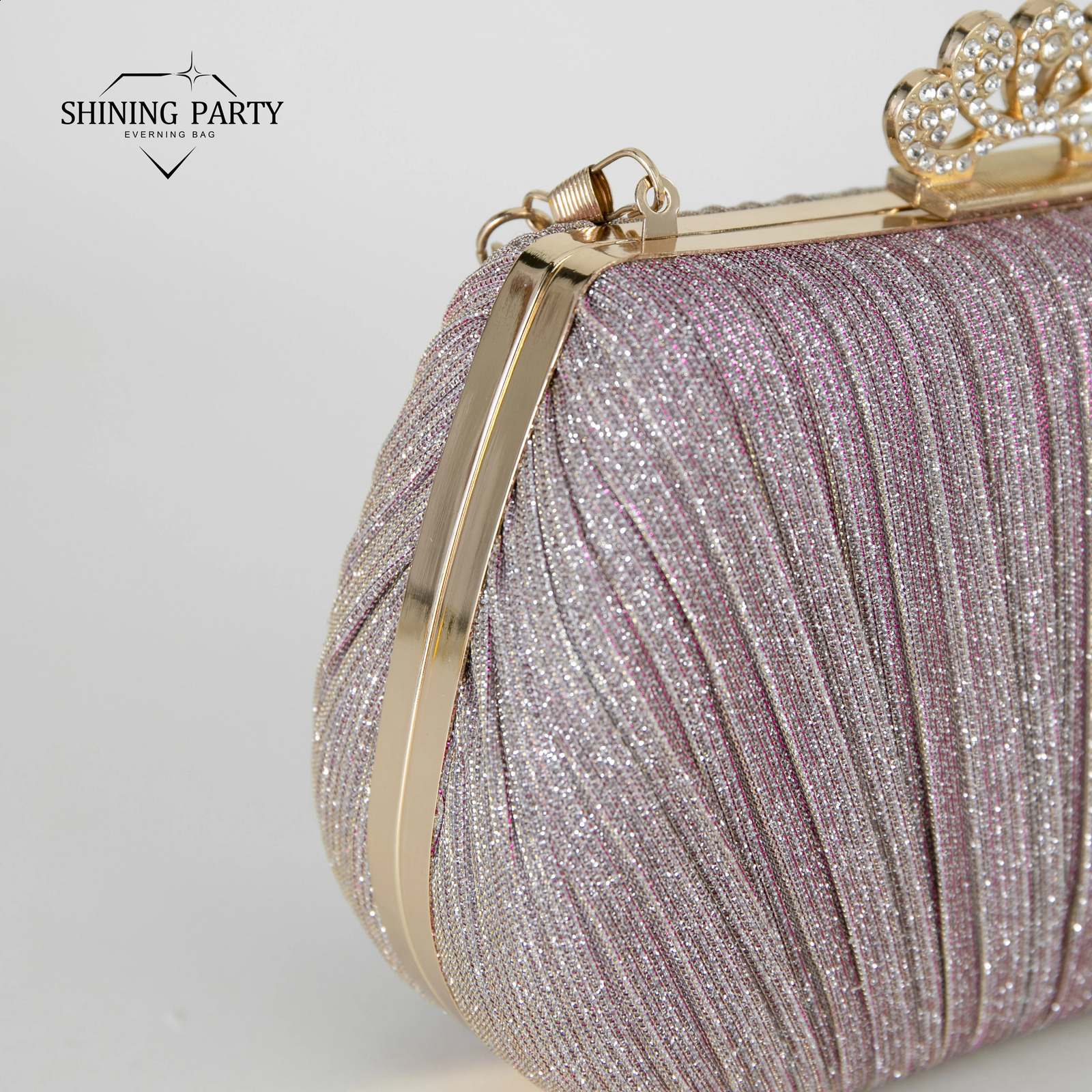 Fashion Diamond Top Handle Womens Evening Handbag Clutch Bag Sparkling Glitter Water Daily Wallet Wedding Ball 240810