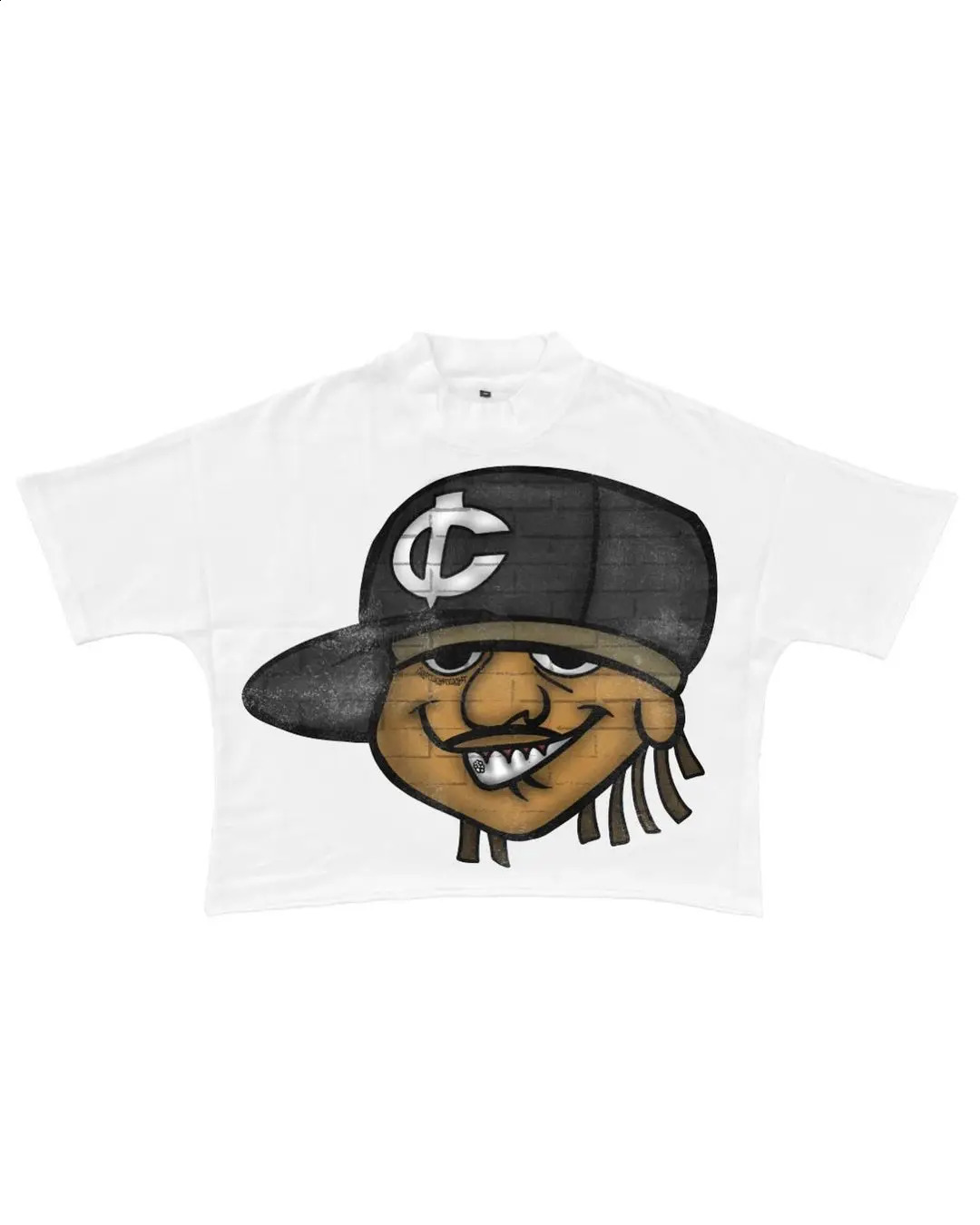 Y2K American Hip Hop Street Spoiler Anime Avatar Printed T-shirt Mens Summer Cotton Short sleeved Womens Clothing 240819